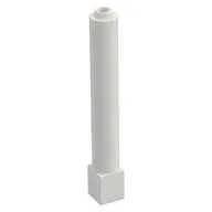 Support Round 1 x 1 x 6 Solid Pillar, White