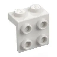 Bracket 1 x 2 - 2 x 2, White