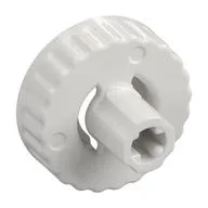 Clutch Outer Side with Axle Connector, White