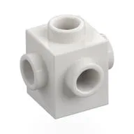 Brick Special 1 x 1 Studs on 4 Sides, White