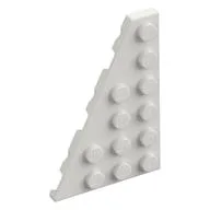 Wedge Plate 6 x 4 Left, White
