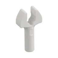 Bar 1L with Clip [Cut Edges and One Side Hole] [Gap in Clip], White