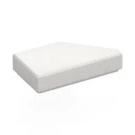 Tile 1 x 2 with Stud Notch Left, White