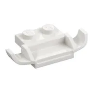 Grille / Spoiler with 1 x 2 Plate, 2 x 2 Anti-studs (Racers Car), White