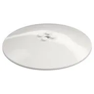 Dish 10 x 10 Inverted (Radar) with Solid Studs, White
