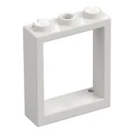 Window Frame 1 x 3 x 3, White
