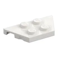 Wedge Plate 2 x 4, White