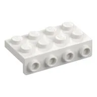 Bracket 2 x 4 - 1 x 4, White