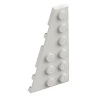 Wedge Plate 6 x 3 Left, White