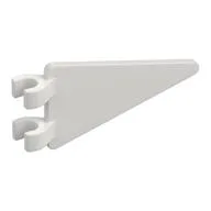 Flag 2 x 4 Triangle, White