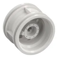 Wheel 30.4 x 20 without Pinholes, with Reinforced Rim, White