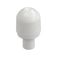 Light Cover 1 x 1 Round with Internal Bar / Bionicle Barraki Eye, White