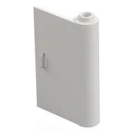 Door 1 x 3 x 4 Right - Open Between Top and Bottom Hinge, White