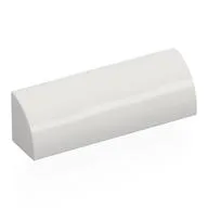 Brick Curved 1 x 4 x 1, White