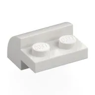 Brick Curved 2 x 2 with 1 x 2 Cutouts, White
