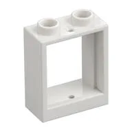 Window 1 x 2 x 2 Flat Front, White