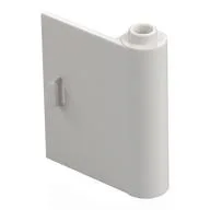 Door 1 x 3 x 3 Right - Open Between Top and Bottom Hinge, White