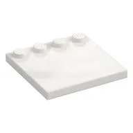 Plate Special 4 x 4, Studs on One Edge Plain], White