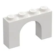 Brick Arch 1 x 4 x 2, White