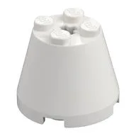Cone 3 x 3 x 2, White