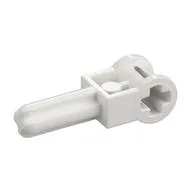 Technic Axle 1.5 with Perpendicular Axle Connector (Technic Pole Reverser Handle), White