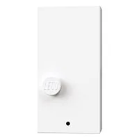 Braille Brick 2 x 4 with 1 Studs ⠄and '.' Print, White