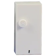 Braille Brick 2 x 4 with 1 Studs ⠂ and ',' Print, White