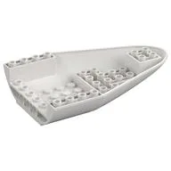Aircraft Fuselage Curved Forward 8 x 12 x 2 Bottom, White