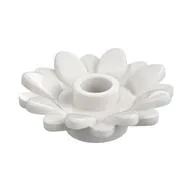 Plant, Sunflower 2 x 2 with 16 Petals, White