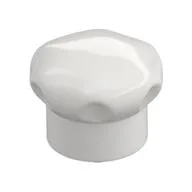 Headwear Accessory Hat with Small Pin, Chef's Hat, White