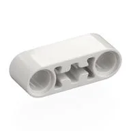 Technic Beam 1 x 3 Thick with Center Axle Hole, White