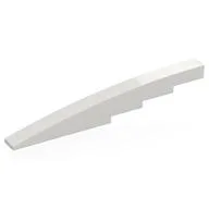 Brick Curved 1 x 12 x 1 2/3 with Cutouts, White