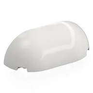 Brick Round, Curved Triple 2 x 6 x 1 2/3, White