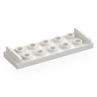 Plate Special 2 x 6 with 2 x 5 Studs and Door Stops on Top, White