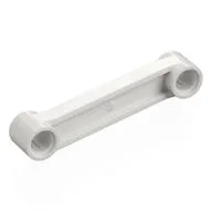 Technic Link 1 x 6 x 2 Angled, Bent, Double, White