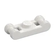 Plate Special 1 x 1 with Handle on 2 Ends, White