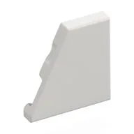 Wedge Tile 2 x 2 Left, White