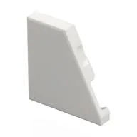 Wedge Tile 2 x 2 Right, White