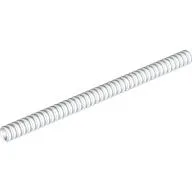 Hose, Ribbed 7mm D. 14L / 11.2cm, White
