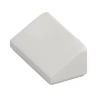 Brick Sloped 30° 1 x 2 x 2/3, White