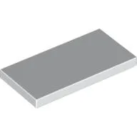 Tile 2 x 4 with Groove, White