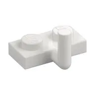 Plate Special 1 x 2 with Bar Up [Horizontal Arm 5mm], White