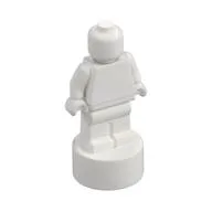 Minifig Trophy Statuette, White