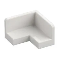 Panel 2 x 2 x 1 Corner, White