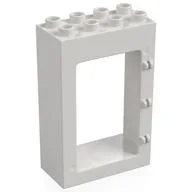 Duplo Door Frame 2 x 4 x 5, White