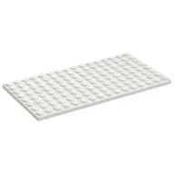 Plate 8 x 16, White