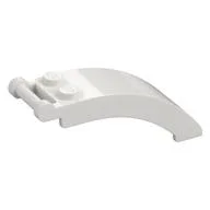 Windscreen 6 x 2 x 2 with Handle, White