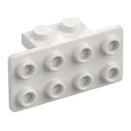 Bracket 1 x 2 - 2 x 4, White