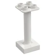Duplo Support / Umbrella Stand with Square Base (fits 92002), White