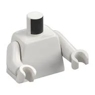 Torso, White Arms and Hands [Plain], White